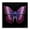 Vivid Purple Butterfly, variant on Stupell Industries Vivid Purple Butterfly Animals & Insects Painting Black Floater Framed Canvas Art Print Wall Art, 18 x 18