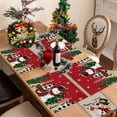 thumbnail image 6 of Uutvery Christmas Polyester Linen Placemats with Heat Insulated Dirt Resistant for Christmas Party Kitchen Dining Room Decor, Holiday Home Decoration, 6 of 6