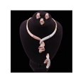 thumbnail image 6 of Colorful Goldtone Fashion Jewelry Set: Necklace, Earrings, Bracelet & Ring, 6 of 6
