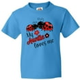 thumbnail image 3 of Inktastic My Auntie Loves Me with Cute Lady Bugs Youth T-Shirt, 3 of 5