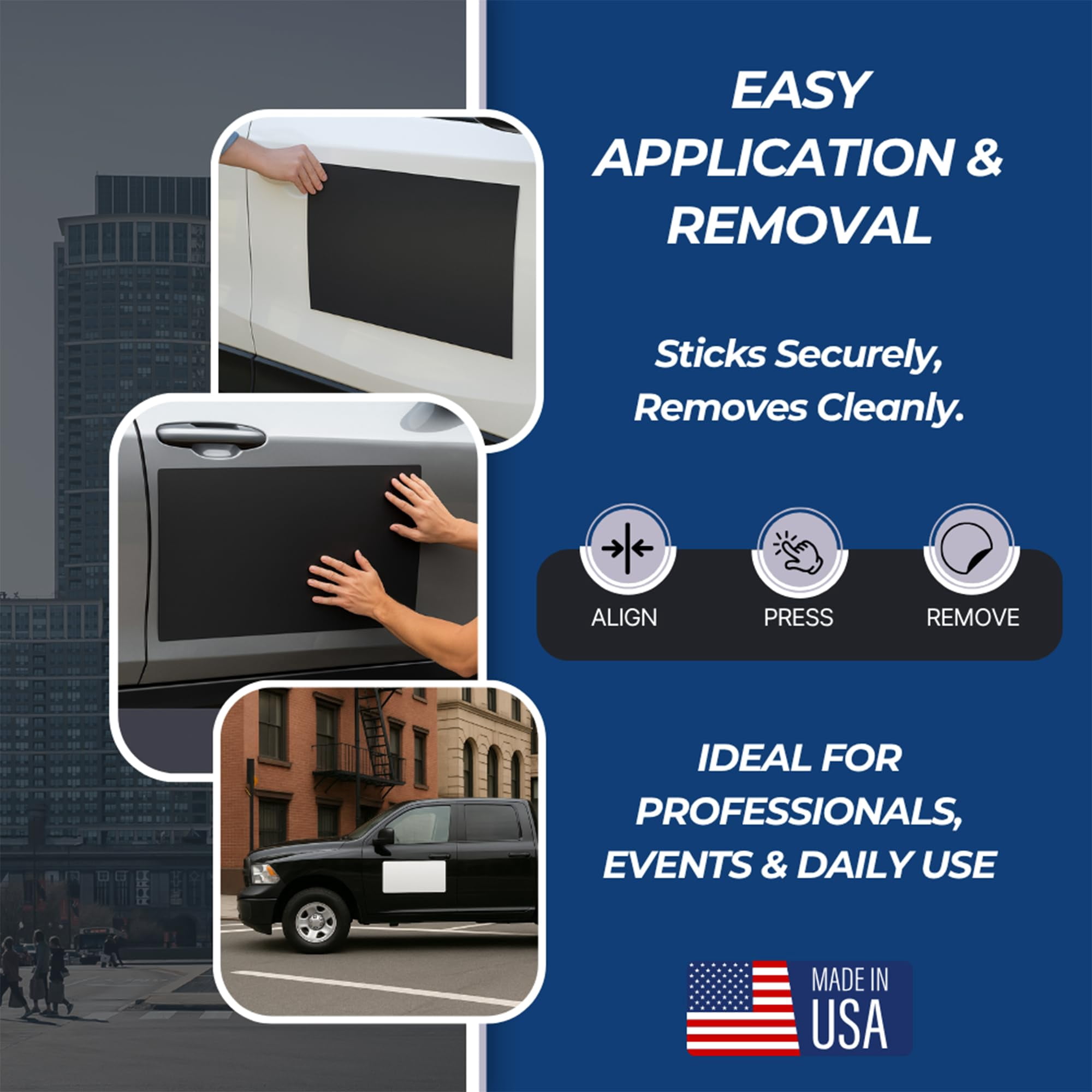 Hardscape Greenscape Car Magnet Sign by DC | Flexible Car Magnetic Sheets with Adhesive Backing | 10"x20" Bumper Magnet Sticker for Vehicles, Trucks & Business Advertising Signs | 2 PC | Made in USA
