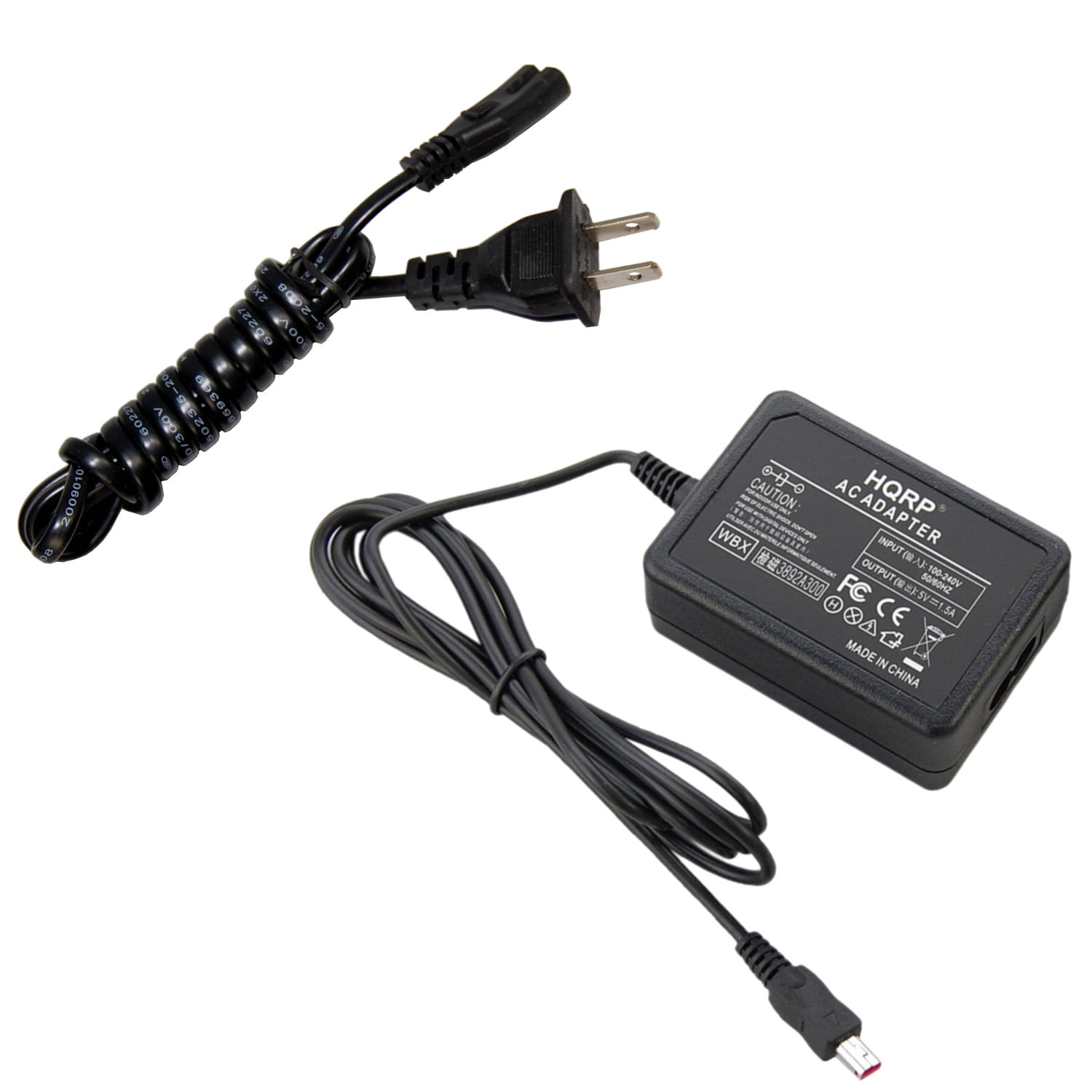AC Adapter for Samsung HMX-U10 BN Camcorder Video Camera DC Power Supply Charger Cord Cable 6.5 Feet Compatible Replacement