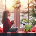 thumbnail image 3 of hirigin Cute Plush Doll, Funny Letter Print Christmas Elk Shape Stuffed Soft Toy Gift for Party Supplies Decoration, 3 of 9