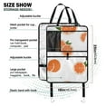 thumbnail image 3 of Orange slices white background pattern 212 Pack Kick Mat Back Seat Protector With Storage Pockets, Universal Car Seat Back Organizer For Pets, Waterproof Backseat Protector For Most Car, 3 of 5