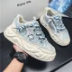 thumbnail image 4 of Zapatillas deportivas con estampado De grafiti para Hombre, zapatos informales De plataforma, De lujo, novedad, 4 of 5
