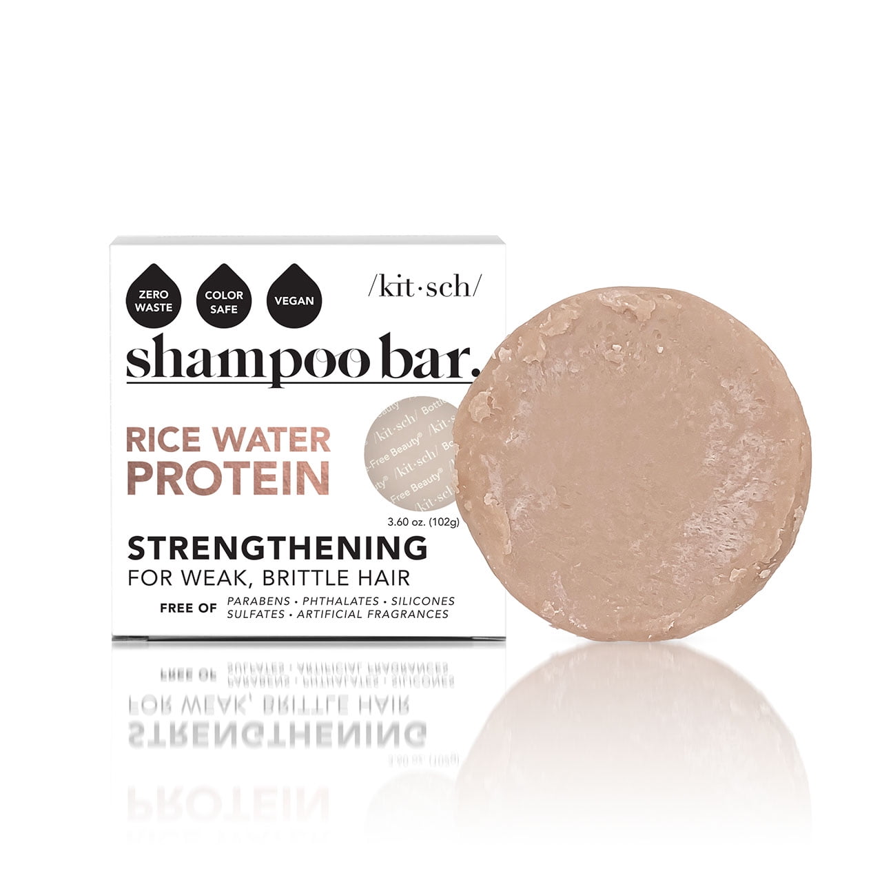 Kitsch Strengthening 2 in 1 Shampoo and Bar with Rice Water Protein, 3.6 oz - Walmart.com