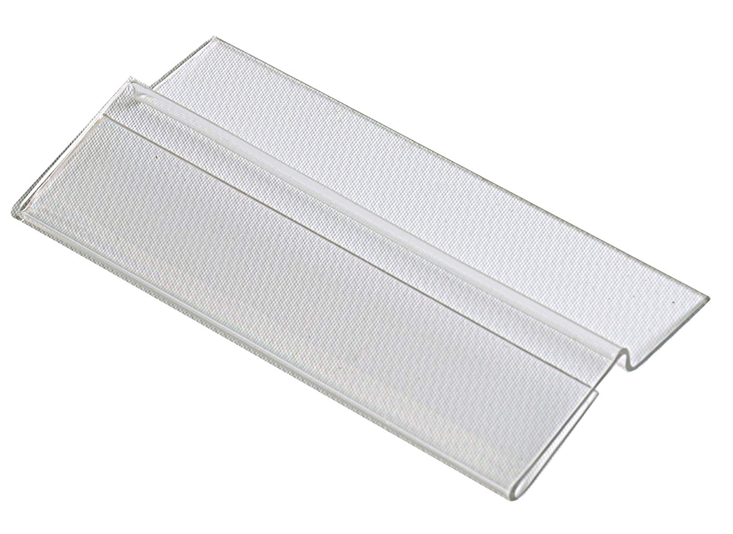 Slatwall Label Holder 3W x 1H Pack of 50 Holders for price labels or signs
