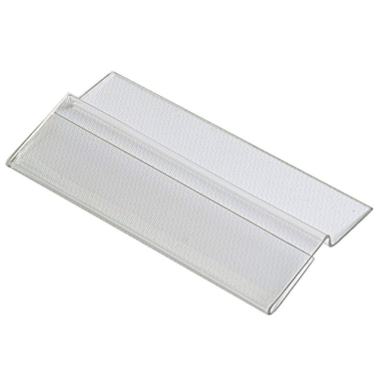 Plastic Price Tag Holders Shelf Strip 1-1/2H