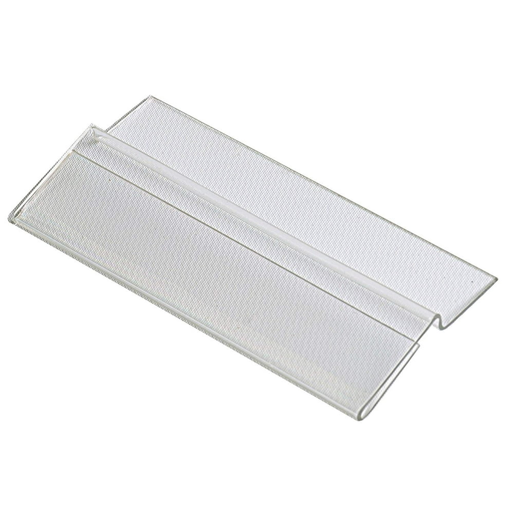 Slatwall Label Holder 3W x 1H Pack of 50 Holders for price labels