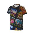 thumbnail image 3 of Roblox T-shirt pour Enfants Manches Courtes Col Rond Garçons Filles 3D Dessin Animé Chemises Décontractées, 3 of 6
