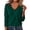 Green, variant on Staron Women's V Neck Long Sleeve Knit Sweaters Casual Pullover Tops Fall Winter Solid Cozy Basic Knitwear Black XXL