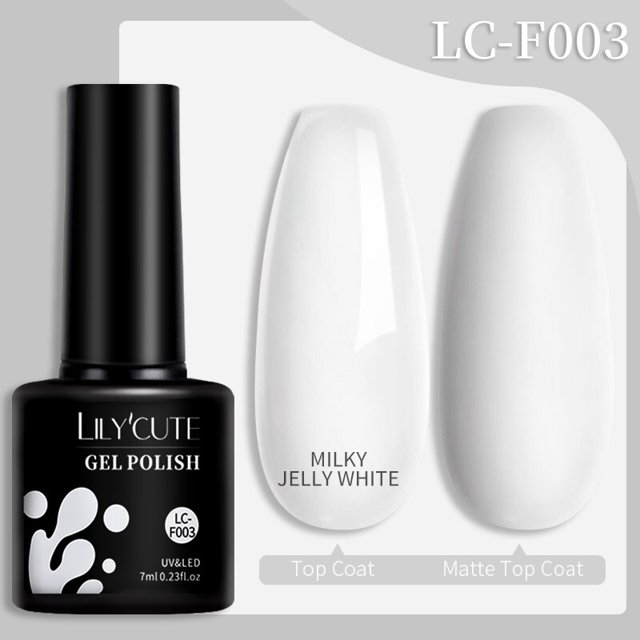 LILYCUTE Esmalte de uñas de gel de color rojo fluorescente Primavera Verano Popular Barniz de gel semipermanente Diseños de arte de uñas Capa superior mate Dengxun unisex