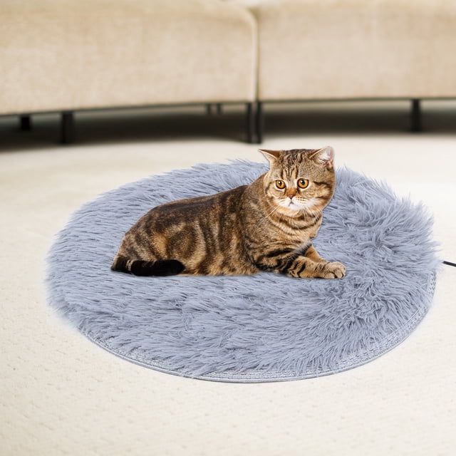 Pet Mat Pet Heating Pad Pet Electric Blanket Cat Plush Mat Cat Heating Mat Plush Four Seasons USB Charging Interface Pet Electric Blanket Heating Pad Mat For Small Dogs Cats