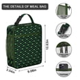 thumbnail image 2 of Weed Leaf Hemp Leaf Insulated Lunch Bag Marijuana Leaf Minimalist Cannabis Psychedelic Weed Rasta Marijuana Leaf Trippy Cannabis Leaf Colorful Weed Neon Marijuana Leaf Glow in the Dark Tie Dye Weed W, 2 of 6