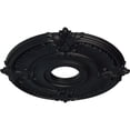 thumbnail image 3 of Ekena Millwork 18"OD x 4"ID x 5/8"P Attica Ceiling Medallion (Fits Canopies up to 5"), Hand-Painted Steel Gray, 3 of 6