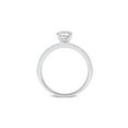 thumbnail image 4 of 1.16 Carat (Ctw VS1-VS2) Lab-Grown Oval-Cut Diamond Solitaire Engagement Ring 14K White Gold for Women, 4 of 6