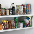 thumbnail image 3 of Plastic Pantry Organization and Storage Bins with Dividers – Perfect Kitchen Organization or Kitchen Storage – Fridge Organizer, 3 of 6