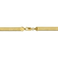 thumbnail image 4 of 14k Yellow Gold 18 Inch 6.5mm Silky Herringbone Chain Necklace Pendant Charm, 4 of 9