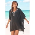 thumbnail image 2 of Swim 365 Women's Plus Size Jeweled Caftan, 2 of 3