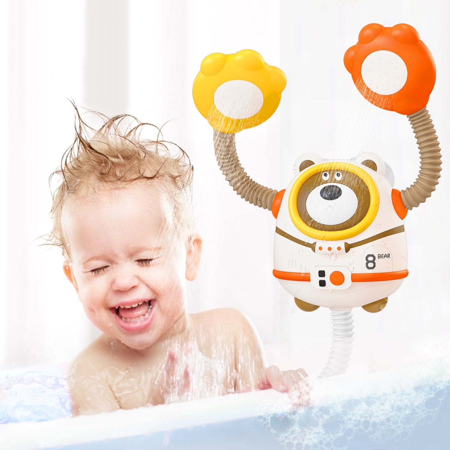 Baby Products Online - Baby Bath Toys for Toddlers 1-3, Bath Toys Mold-Free Bath  Toys for Toddlers Age 2-4, Duck Shower Spray Head, Fishing Game Without  Hole Water Toys - Kideno