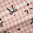 thumbnail image 5 of Erosebridal Black Bowknot Black Out Curtains For Girls,Cute Bows Kawaii Loves Print Curtains Pack of 2 (42x63 Each), 5 of 7