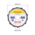 thumbnail image 3 of Cergrey Chain Disc,5  14 Tooth Angle Grinder Chain Disc Woodworking Chain Wheel 125*22mm, Grinder Chain Wheel, 3 of 8