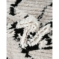 thumbnail image 4 of Unique Loom Morocco Collection Area Rug - Rif (4' 1" x 6' 1" Rectangle Ivory/Black), 4 of 7
