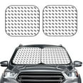 thumbnail image 2 of Goofa SeTurtle27 Pattern 2 Piece Car Windshield Sun Shade Foldable | Front Windshield Shade for Sun, Heat and UV Rays | Sunshade for Car Front Window-, 2 of 7