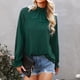 thumbnail image 5 of Blusa de manga larga con cuello alto para mujer, top de manga larga para mujer Top de manga larga acampanada para mujer Top de manga larga para mujer confeccionado a la perfección, 5 of 8