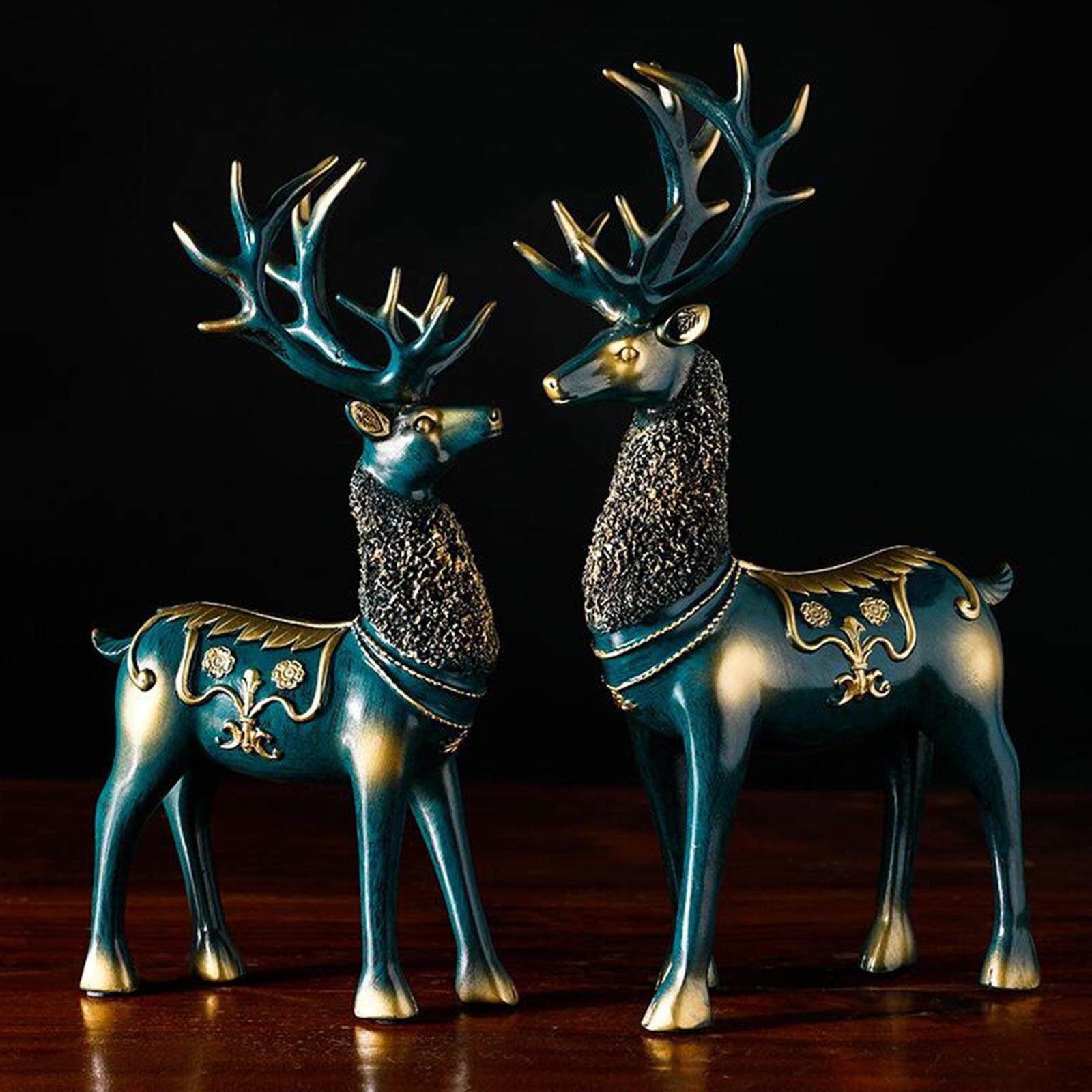 Dropship Origami Elk,resin Sitting Standing Deer Statues,for Home Decoration  to Sell Online at a Lower Price | Doba