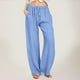 thumbnail image 1 of WILLBEST Pantalones Casuales elegantes para Mujer, de Corte Ajustado, Cintura Alta, Pierna Ancha, para Comodidad y Versatilidad Diarias. Grande, 1 of 5