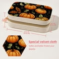 thumbnail image 5 of Thanksgiving Pumpkin Leaves Velvet Portable Jewelry Organizer with Removable Compartment - Necklace Holder, Jewelry Box, and Bracelet Holder, 5 of 7