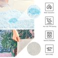 thumbnail image 3 of Yayeee Bath Rugs for Bathroom Floor Set of 2 Non Slip Fluffy Soft Absorbent Mat, Green Window Sea, 3 of 7