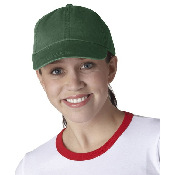 6-Panel Low-Profile Washed Pigment-Dyed Cap , AD969 , FOREST , One Size