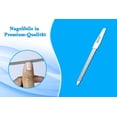 thumbnail image 4 of SMI Comfort Grip Coarse Grit Saphire Nail File Value Pack with 2 Nail Files, White, 3 Pieces, 4 of 6