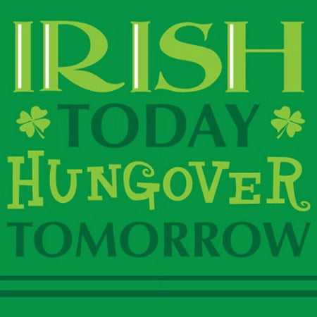 St. Patrick's Day 'Irish Today' Small Napkins (18ct)