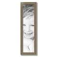 thumbnail image 2 of ArtToFrames 7" x 28" Aged White Gold Picture Frame, 7x28 inch Silver Wood Poster Frame (WOM-2036),  Pack, 2 of 7