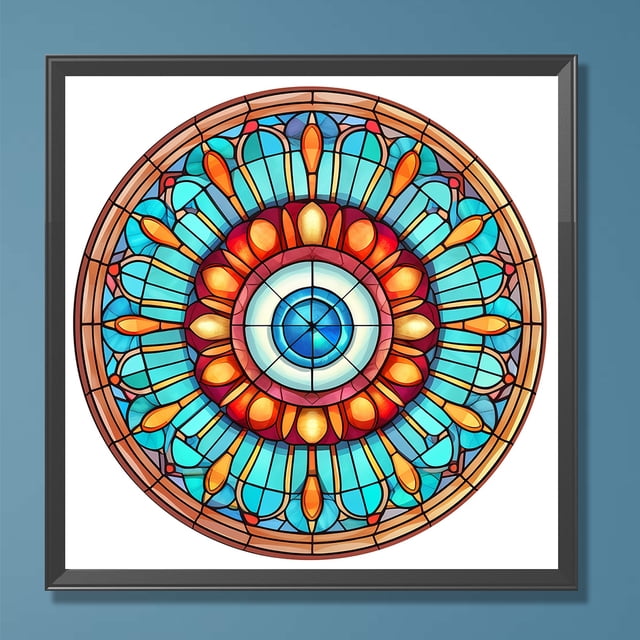 5D bricolaje taladro redondo completo diamante pintura ojo Mandala Kit decoración del hogar arte FLhrweasw Nuevo