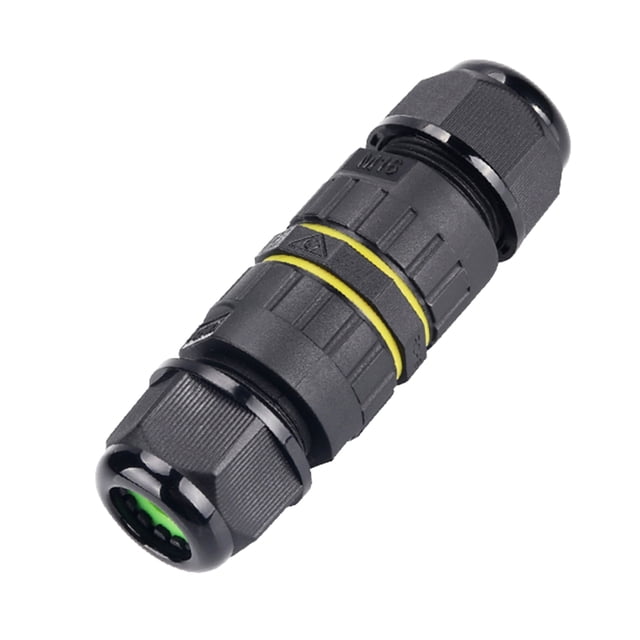 Amdohai Outdoor Electrical Cable Connector IP68 Waterproof Junction Box External Cord Boxes 3-pin φ7-10mm
