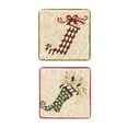 thumbnail image 3 of Dancing Stocking Petit Point Coaster, 3 of 4