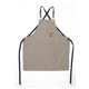 thumbnail image 1 of Delantal de lona gruesa para el hogar, cocina, floristería, peluquería, barista, restaurante, bar, ropa de trabajo, 1 of 3