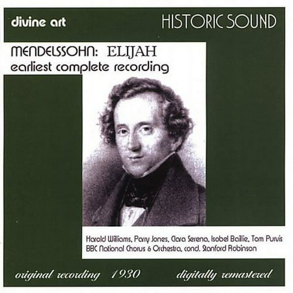 F. Mendelssohn - Elijah - Music & Performance - CD