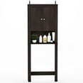 thumbnail image 3 of Furinno Indo Double Door Bath Cabinet, Espresso, 3 of 6