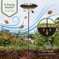 thumbnail image 6 of Wekvgz Bird Bath 32 Inches Sturdy Iron Garden Birdbath for Outside Vintage Standing Bird Bath Bowl for Outdoor Garden Patio Yard Lawn, 6 of 11