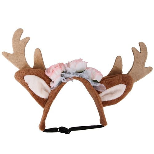 reindeer antlers headband for dogs