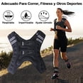 thumbnail image 2 of Chaleco de Peso Chaleco de Entrenamiento Fuerza Chaleco Lastrado Ejercicio Chaqueta de Peso Equipo Desarrollo para Boxeo Correr Chaleco Ponderado Gym Casa Hombre Mujer 10KG Durable Resistente, 2 of 8