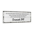 thumbnail image 4 of Jeremiah 29:11 White Bible Verse Canvas Christian Wall Art Ready to Hang Unframed, 4 of 7