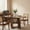 Brown, variant on CONCETTA Extendable Dining Table for 4-8, Space-Saving with Storage Shelf, Adjustable Oval Design for Kitchen and Living Room (Black)
