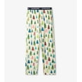 thumbnail image 2 of Little Blue House by Hatley Men's Jersey Pajama Pants, Christmas Trees, Small, 2 of 7