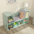thumbnail image 5 of KidKraft Bookcase with Reading Nook, 6 Shelves, Mint, 5 of 9